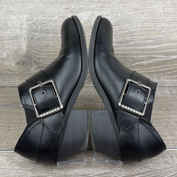 Frye & Co Berlyn Women’s Sz 6.5M Black Buckle Zip Ankle Boot PLF24-44399-001-111 - Picture 10 of 14